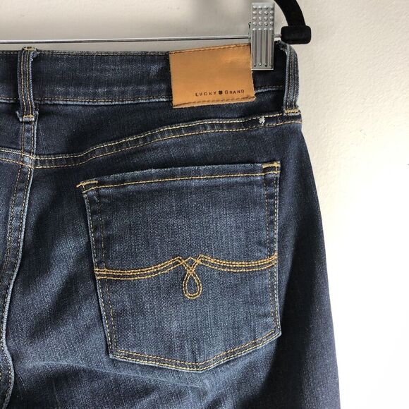 Lucky Brand Womens Size 6/28 Lolita Capri Jeans Mid‎ Rise Dark Wash Minimalist - Picture 11 of 14